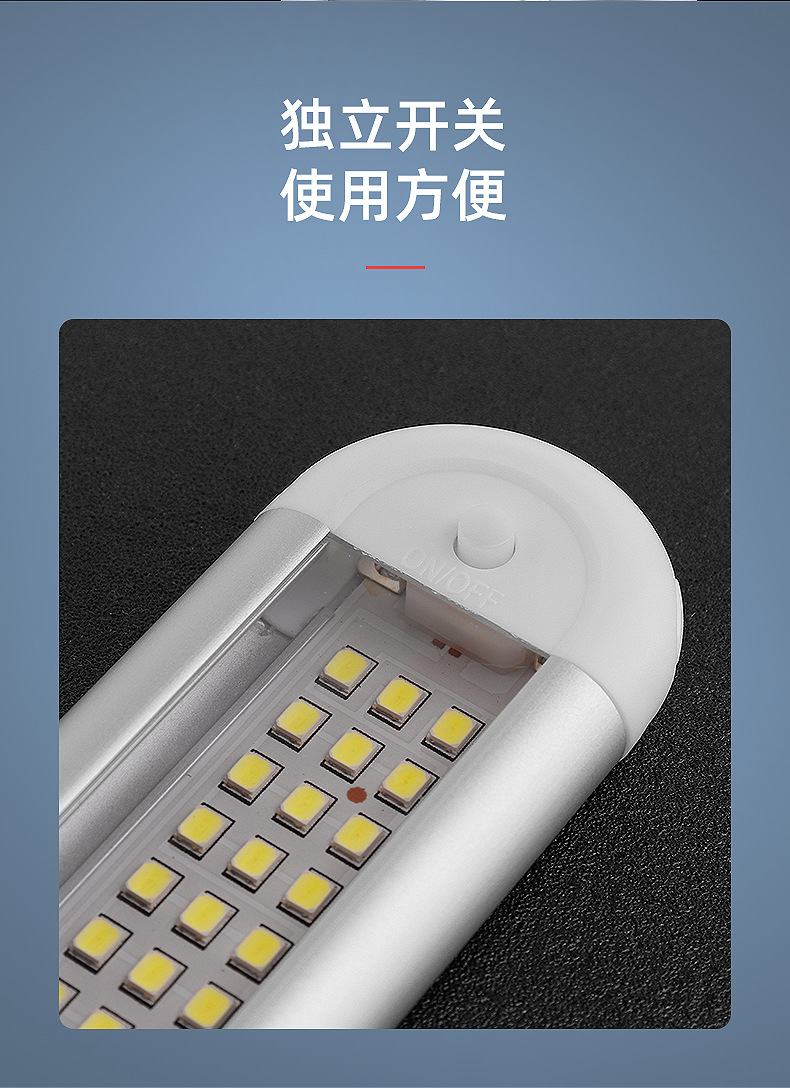 Car Light Indoor 120Led Reading Carriage Light Wide Voltage Universal Truck Lighting Camping Style Outdoor Lawn Light