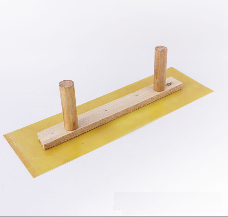 木双把塑料平面抹子40长-60长 不拆件