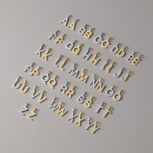 S925纯银你的名字~26个英文字母单吊坠可爱迷你情侣DIY搭配Y01560