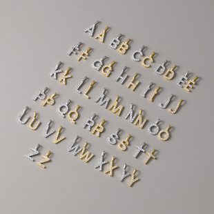 S925���y�������~26��Ӣ����ĸ�ε����ɐ�������HDIY����Y01560