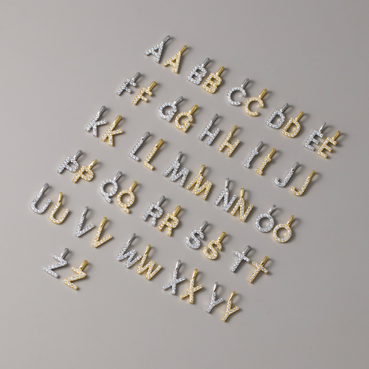 Pendant Jewelry Making Type 1 Piece About 10mm 925 Sterling Silver Letter Polished Pendant DIY Jewelry Accessories
