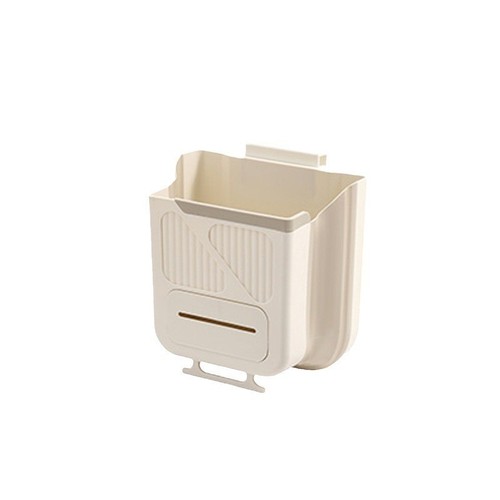 Wholesale Plastic Wall-Mounted Foldable Multifunctional Household Large Kitchen Waste Bin Kitchen Cabinet Door Storage Rack