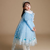 Winter warm small princess costume, skirt, evening dress, “Frozen”, Birthday gift