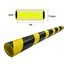 Other vehicle seats, Yellow Warning Self-Adhesive No Drilling Required - 6cm-cylindrical-thickening-100cm