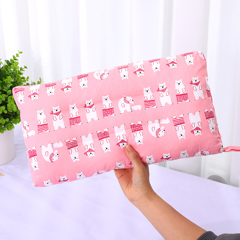 Powder Bear Cotton One Pillow