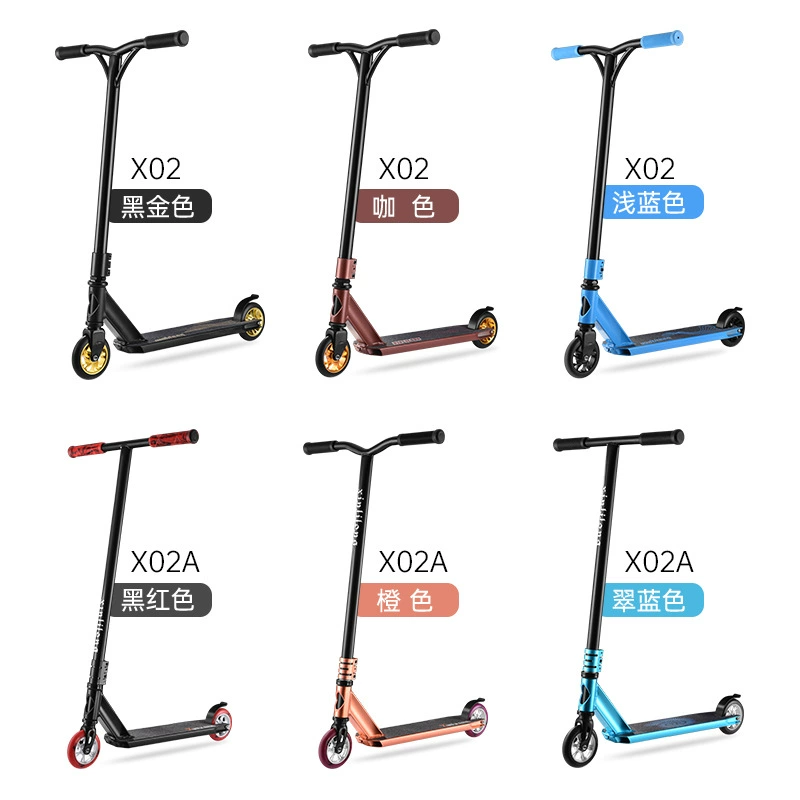 Olympic double-layer scooter, neon professional bottom plate pedalled, (Cross-border trading)