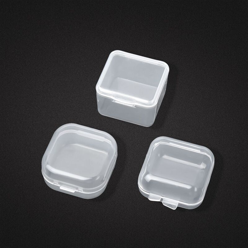 Transparent Pp Plastic Box Mini Single-Compartment Empty Box for Screws, Fishing Gear, Earplugs, Storage Box for Electronic Accessories, Bead Packaging Box Transparent Pp Plastic Box Mini Single-Compartment Empty Box for Screws, Fishing Gear, Earplugs, Storage Box for Electronic Accessories, Bead Packaging Box