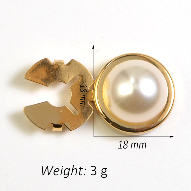 button cover 时尚金属圆形衬衣袖扣纽扣盖领扣钻饰扣纽扣套|undefined
