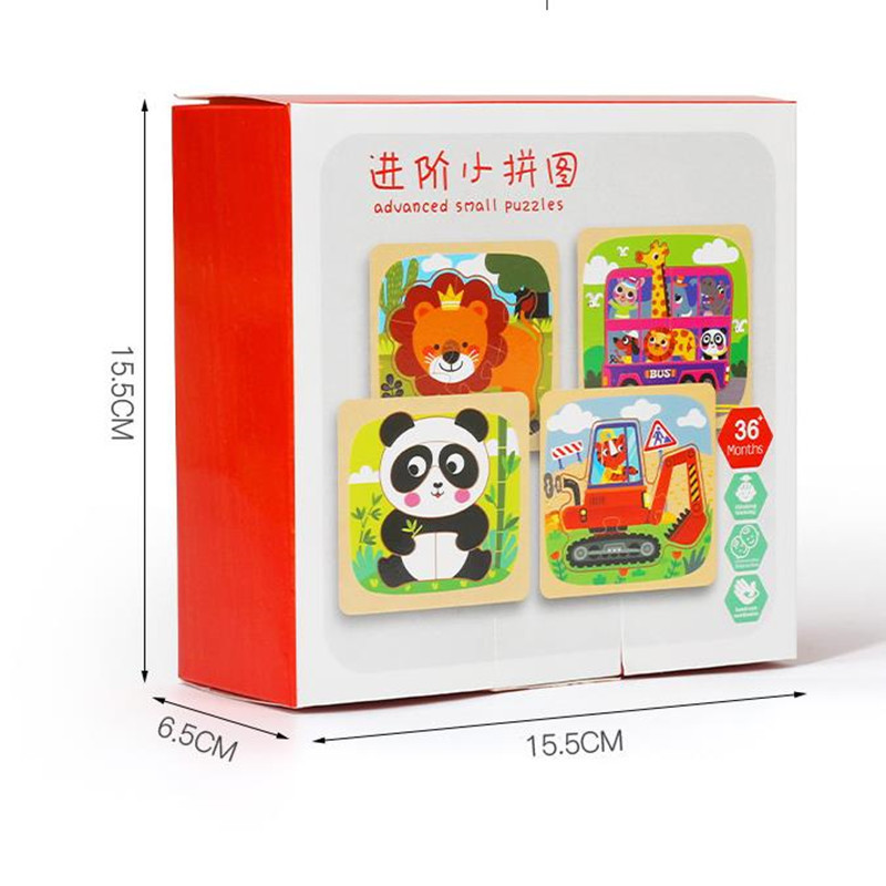 Rompecabezas tridimensional de madera, juguetes educativos, bloques de construcción, bebés y niños 1 uno-dos-tres años y medio 6 niños, niñas, bebés, educación temprana
