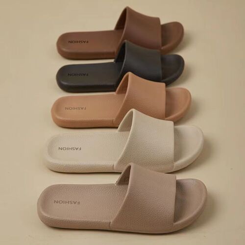 High-end Slippers, Home Comfortable Lightweight Indoor Non-slip Couple Women's One-piece Slippers 2025 New Summer Men's Cool Slippers