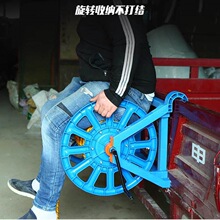 新款加厚塑料材质带轴承手摇收线架绕线架 绳牵引绳收纳架子