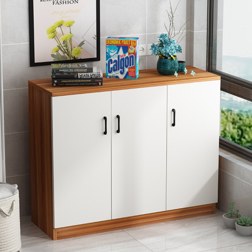 Sunscreen storage cabinet for rentable balconies, household large-capacity shoe cabinet, floor cabinet, simple with lock edge cabinet, rentable