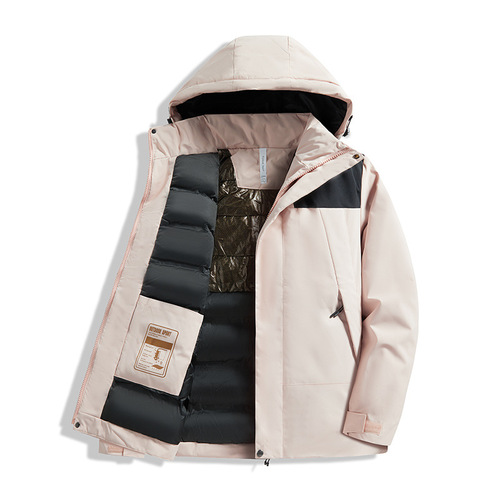Men's Outdoor Down Jackets  New Graphene Heating Thick Windproof Waterproof Outerwear for Autumn and Winter, Also Suitable for Women