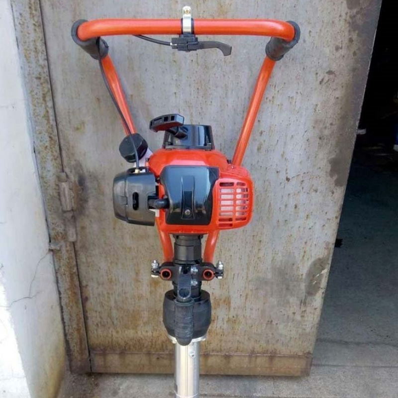 Potente dispositivo portátil de compactación de lecho de carretera de alta eficiencia impulsado por gasolina para máquina de compactación de mano de combustión interna minera