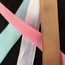 2cm/2.2cm/2.5cm包边黑色编织彩色环保飘带欧标丙纶300D包边带