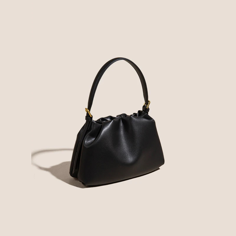 2026 New Niche Luxury Handbag For Women, Fashionable Versatile Shoulder Bag, Casual Top Grain Cowhide Crossbody Cloud Bag - Thumbnail 2