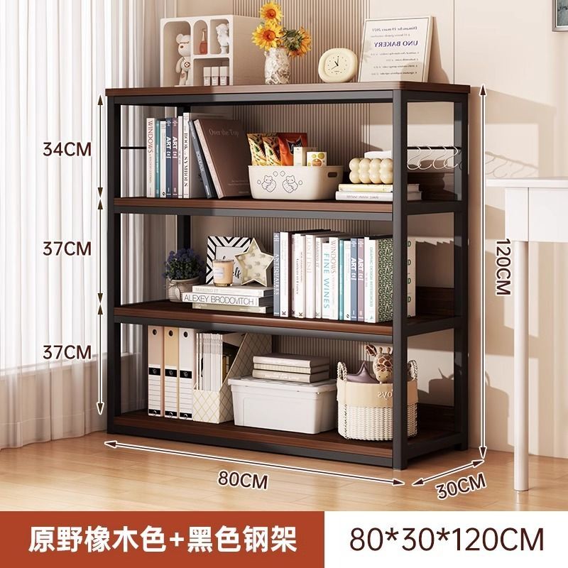 Estante de libros con ruedas librería móvil estante de piso estante de almacenamiento de sala de estar estante simple estante de exhibición contra la pared doméstica