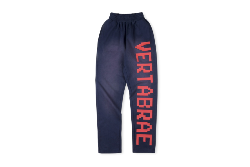 跨境外贸男女明星同款Vertabrae sweatpants镶钻立体字休闲长裤|undefined