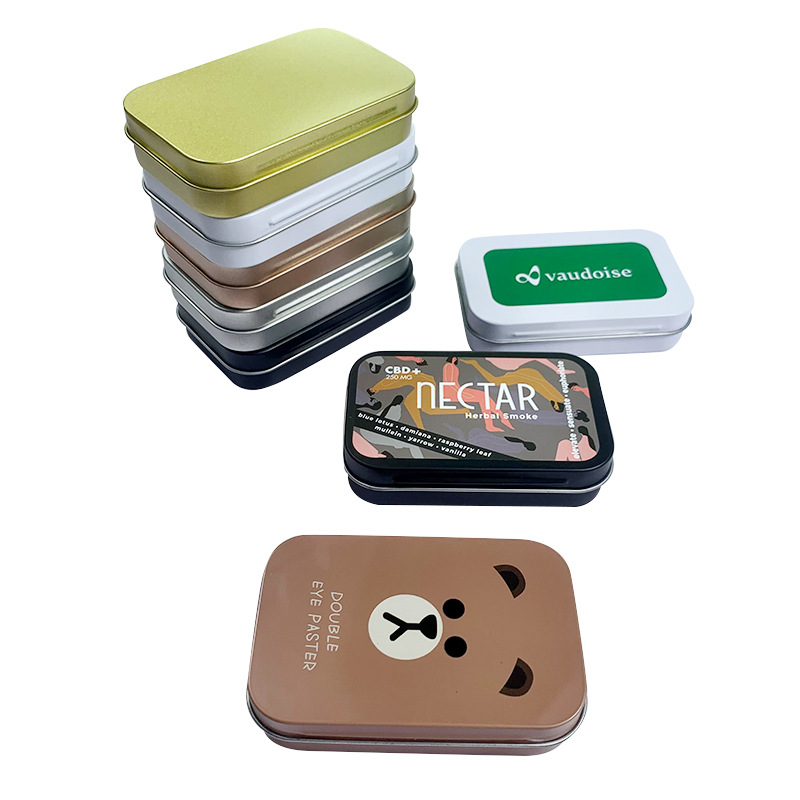 Cajas de hojalata al por mayor y al por menor del fabricante, cajas cuadradas pequeñas, cajas para tarjetas, cajas de hojalata para dulces, cajas de hojalata del Tesoro del Pescador, cajas de regalo image 6