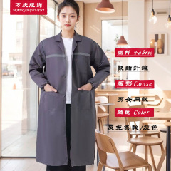 工作服大褂长款男士迷彩罩衣耐磨长袖长款围裙仓管搬运工加厚