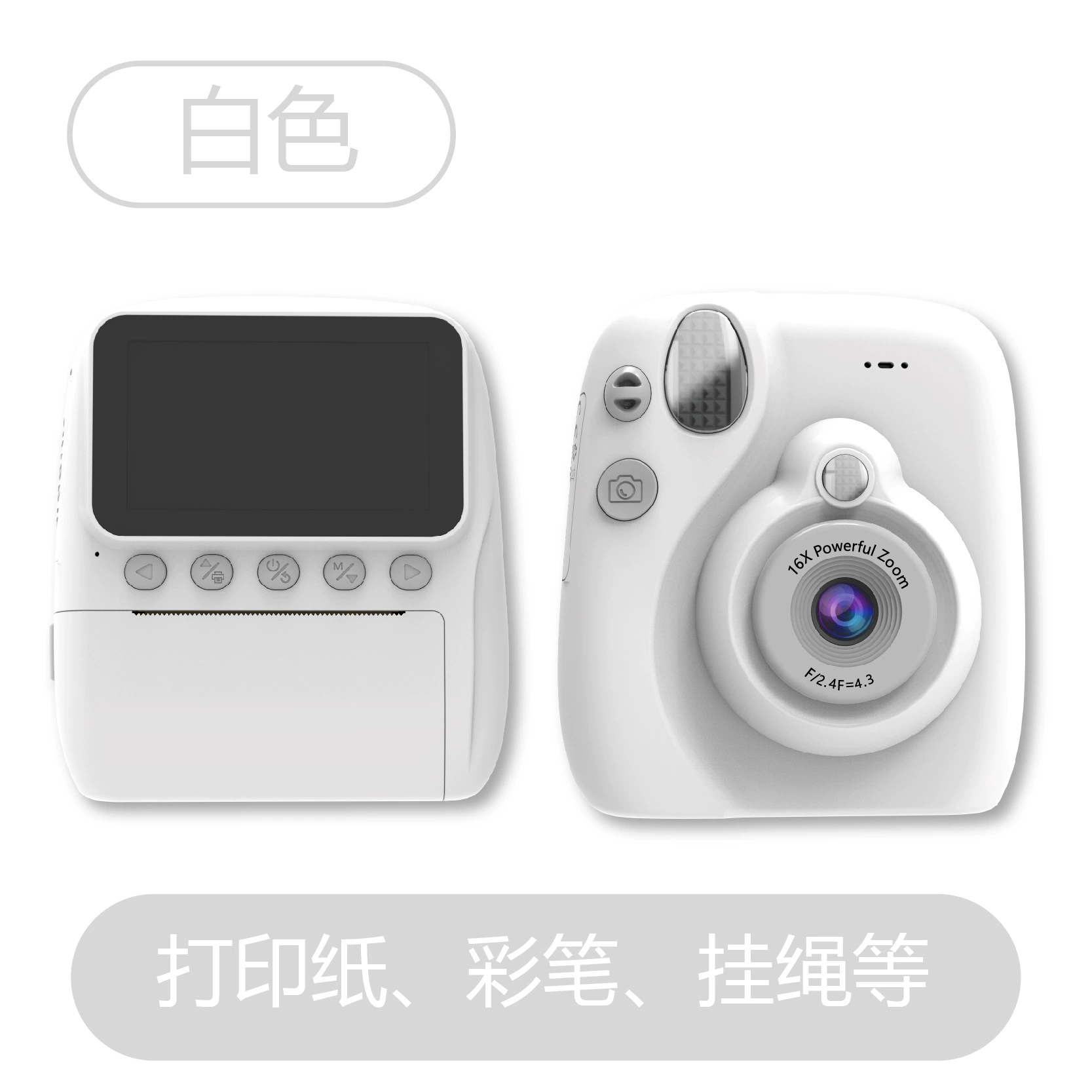 Новая моментальная камера Polaroid CUKY, одноразовая съемка, подходит для нескольких видов фотобумаги, камера для путешествий и детей