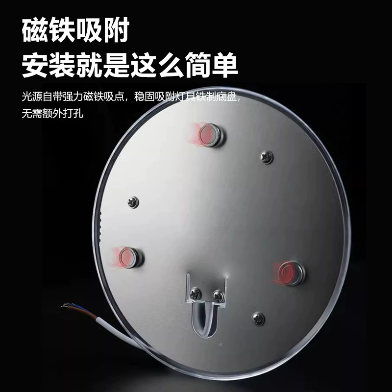 LED потолочный светильник, энергосберегающая лампа, сверхяркий источник света для помещений, магнитная светодиодная лента, лампочка, индустриальный дизайн
