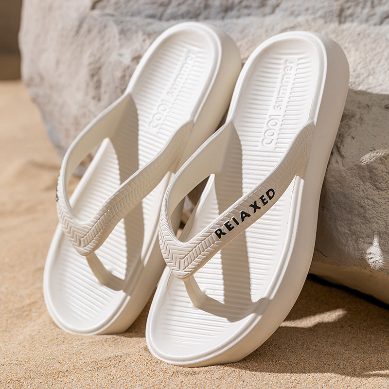 2026 New Summer Eva Flip-Flops for Men, Casual Beach Shoes for Outdoor Wear, Men's Thong Sandals for Home Use