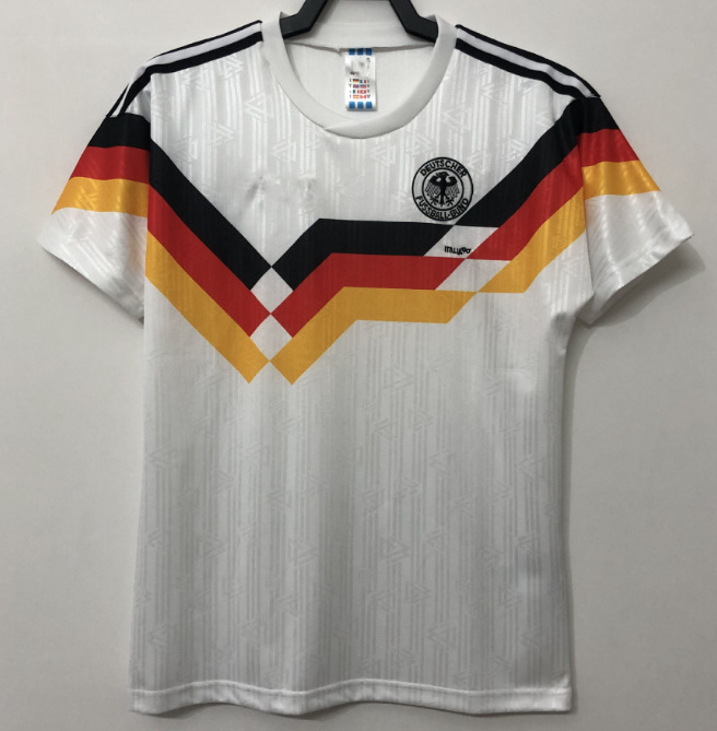 Camiseta de fútbol retro clásica versión nostálgica Brasil España México Alemania Serie transfronteriza Camiseta de una pieza