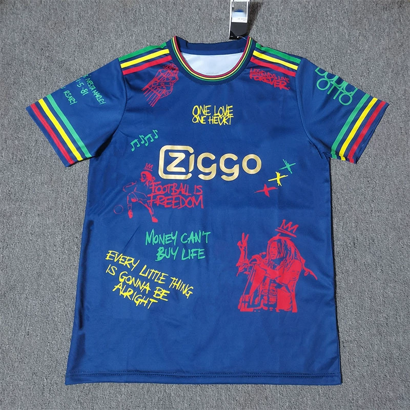 2526 Fan Edition Jersey Ajax Commemorative Edition Special Edition Graffiti Short Sleeve Football Jersey Top