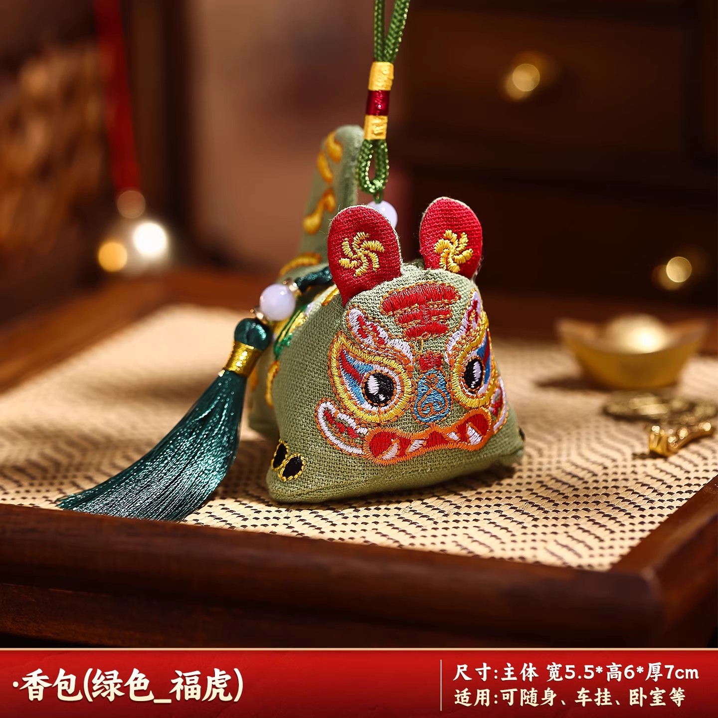 Nuevo regalo del año del caballo bolsas de caqui colgantes hechos a mano productos terminados de yu