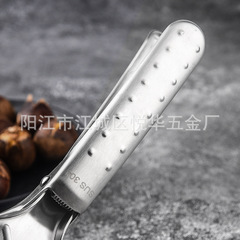 Walnut and Chestnut Opener, Nut Cracker Tool, Bowl Grabber, 304 Stainless Steel Walnut Clip, Heat-Resistant Chestnut Clamp