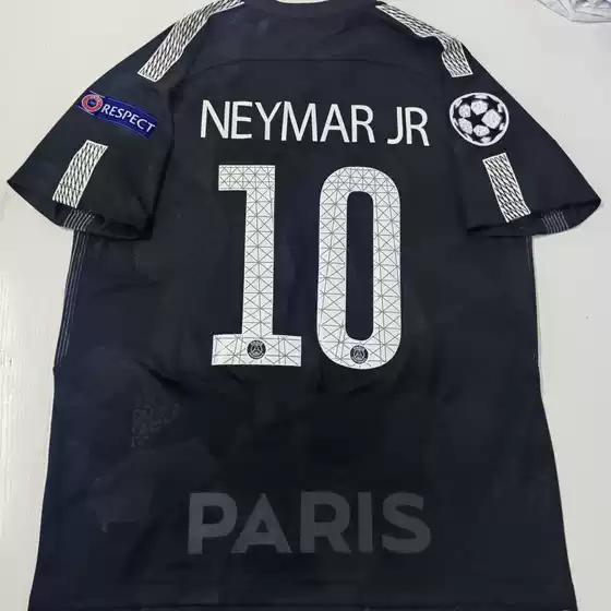1718 Black Jersey Champions League Version Manchester United Juventus Short-Sleeved Football Retro Sports Football Jersey
