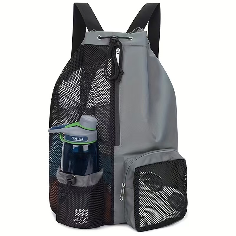 Bolsa de natación de malla mochila con bolsa húmeda mochila portátil al aire libre de playa gimnasio amazon mochila explosiva image 9