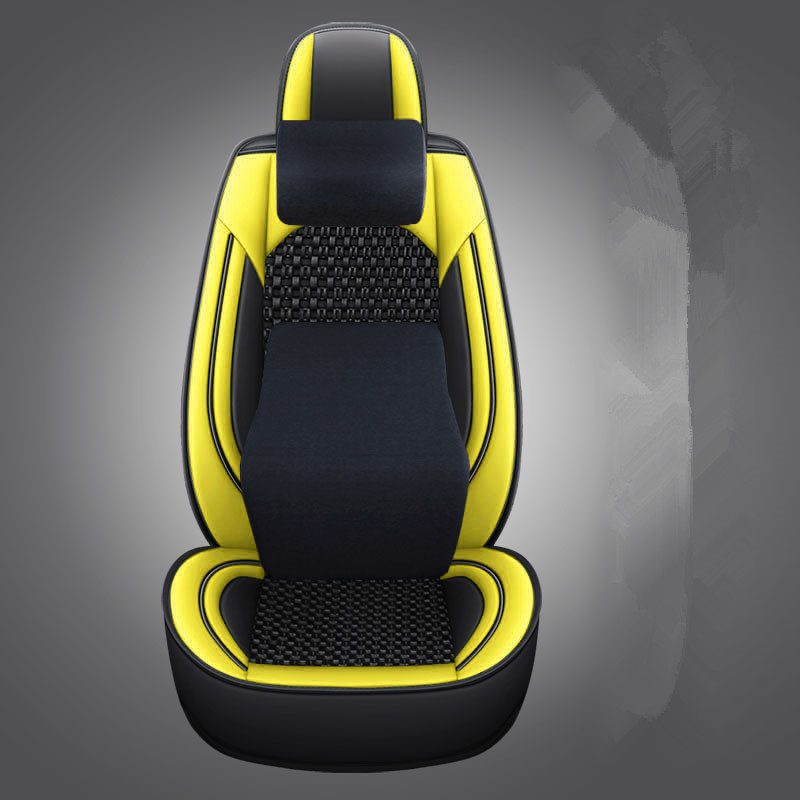 Seat cushion, seat cover | Universal Cushion Ice Silk - single-seat-memory-yellow