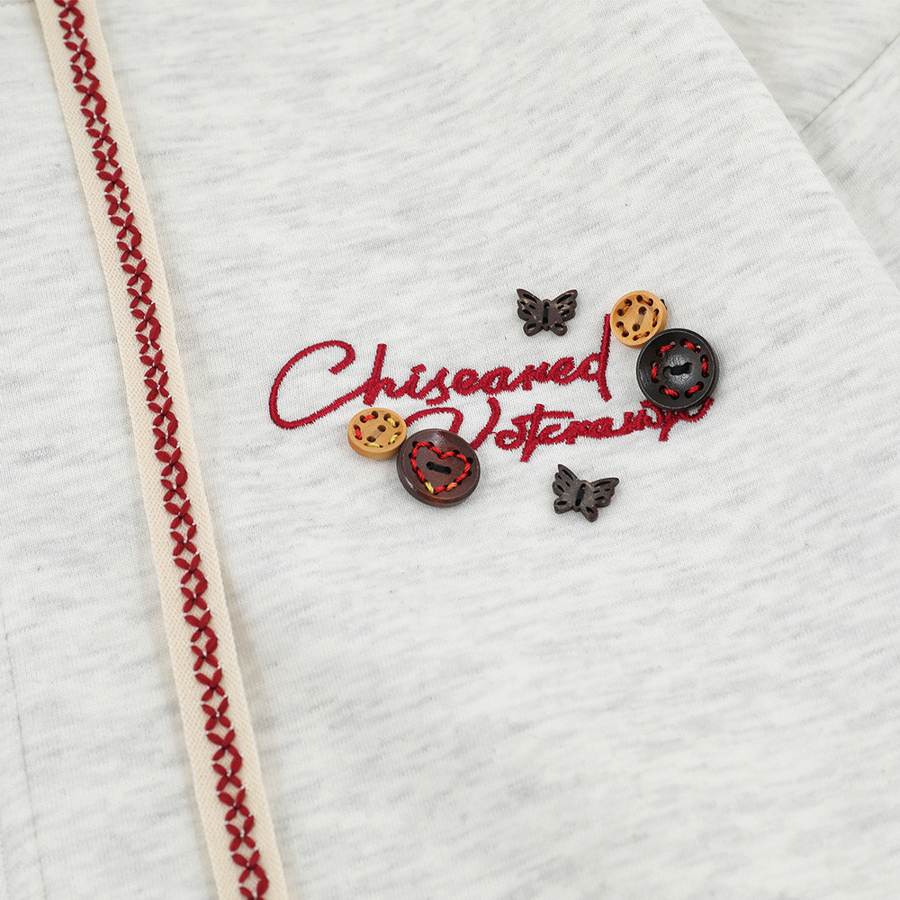 Unique Button Decoration Niche Hooded Cardigan Sweatshirt Trendy Brand Vibe Autumn Winter Men's Casual Loose Jacket_voghion.com