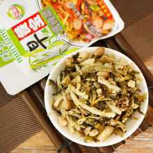 闽香早餐宝佐餐三宝下饭菜开味咸菜配粥拌饭菜梅菜花生笋丝