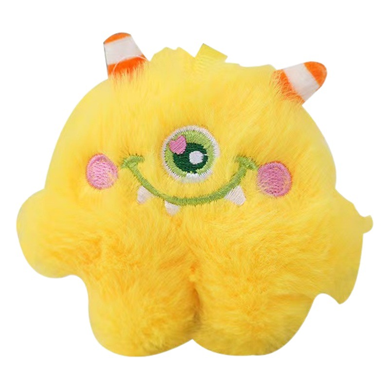 La celebridad de Internet transfronteriza ins monstruo de ojos grandes llavero estúpido bestia de un ojo colgante de felpa Luo Xiaomin mismo colgante de bolsa de estilo