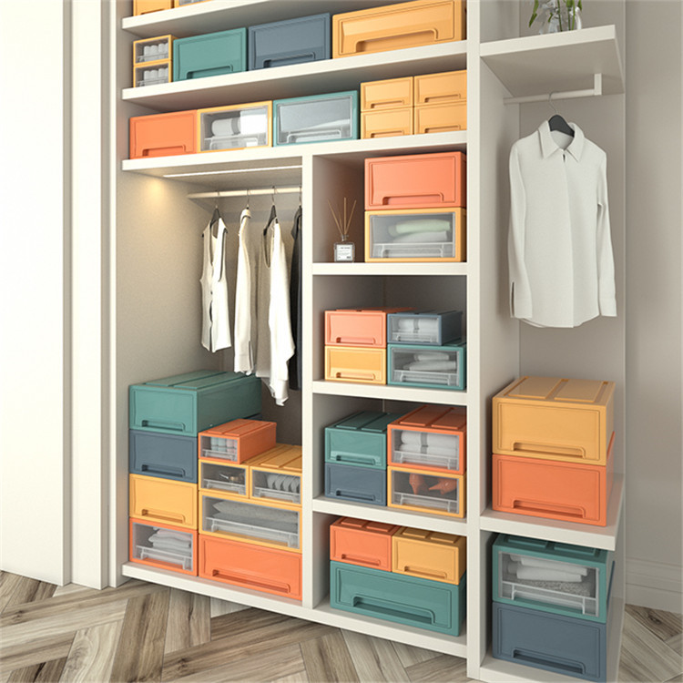 solar system Drawer Arrangement storage box Macaroon Plastic wardrobe storage box Toys Clothing sheet Storage box