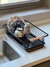 台面收纳架置物架碗架置物碗碟厨房筷子桌面带多功能沥水架托盘无
