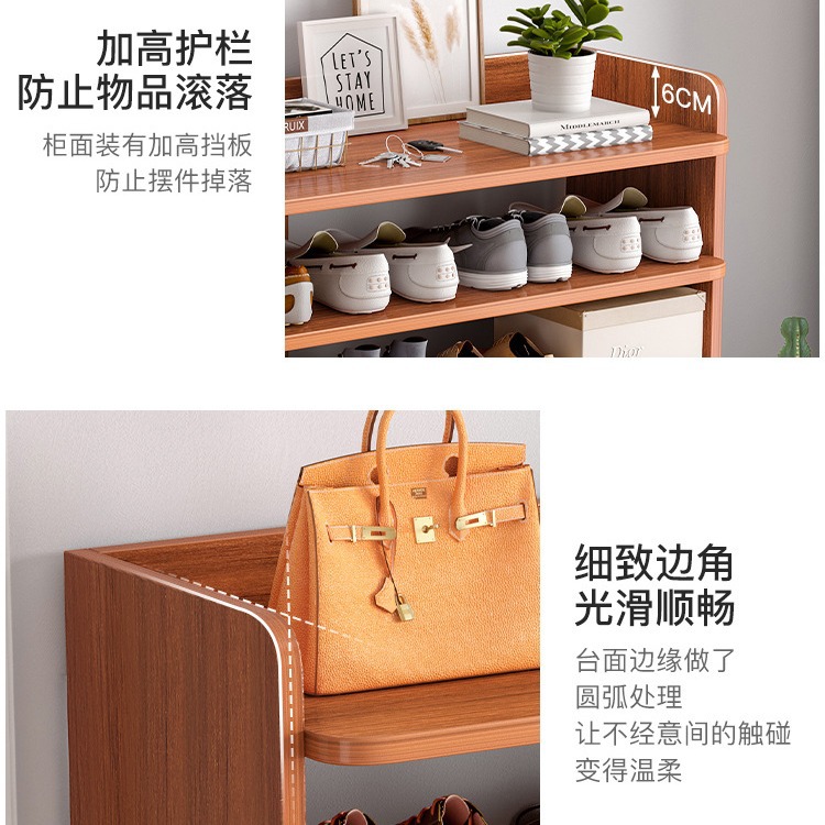 Zapatero Nuevo 2022 popular partición en capas puerta simple hogar artefacto de almacenamiento ahorro de espacio gabinete de zapatos casa de alquiler