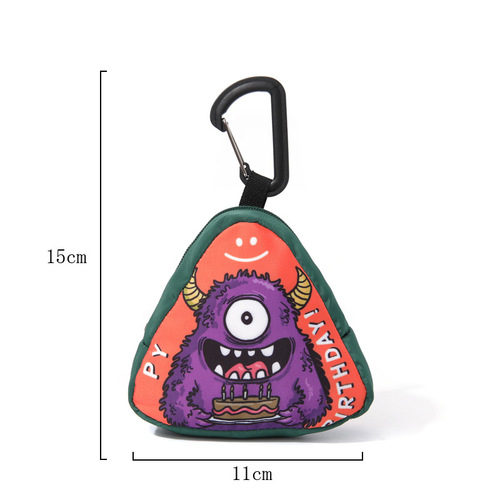 Hip-hop hanging bag, small bag, trendy and creative new coin purse, mini shoulder bag, key bag, headphone bag, card bag, bag pendant