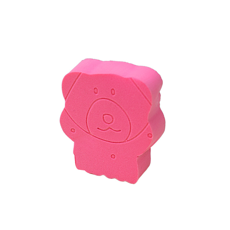 Huevo de maquillaje de esponja plana de panda personalizado suave no comer polvo, huevo de maquillaje de forma diferente transfronteriza, seco y húmedo.