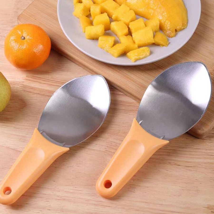 水果刀芒果批發家用日式大號水果造型挖勺切塊切丁牛油果西瓜刀具