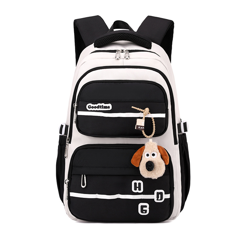 Natural Fish New Leisure Mochila Cross-border femenino Junior High School Student Schoolbag Fashion Travel estilo universitario Mochila