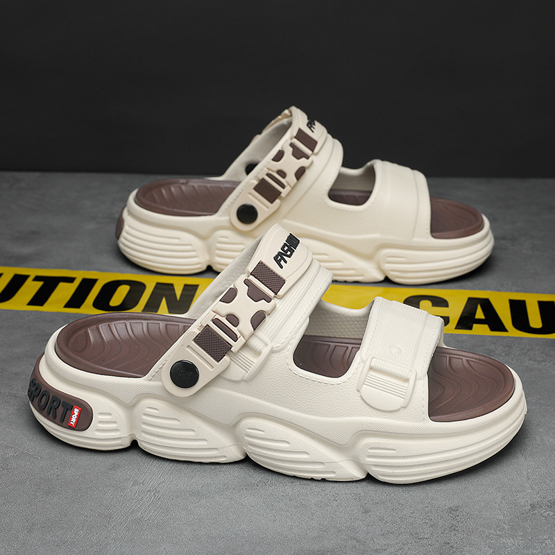 Sandalias para uso exterior de verano de los hombres 2025 nuevo estilo antideslizante y resistente al desgaste