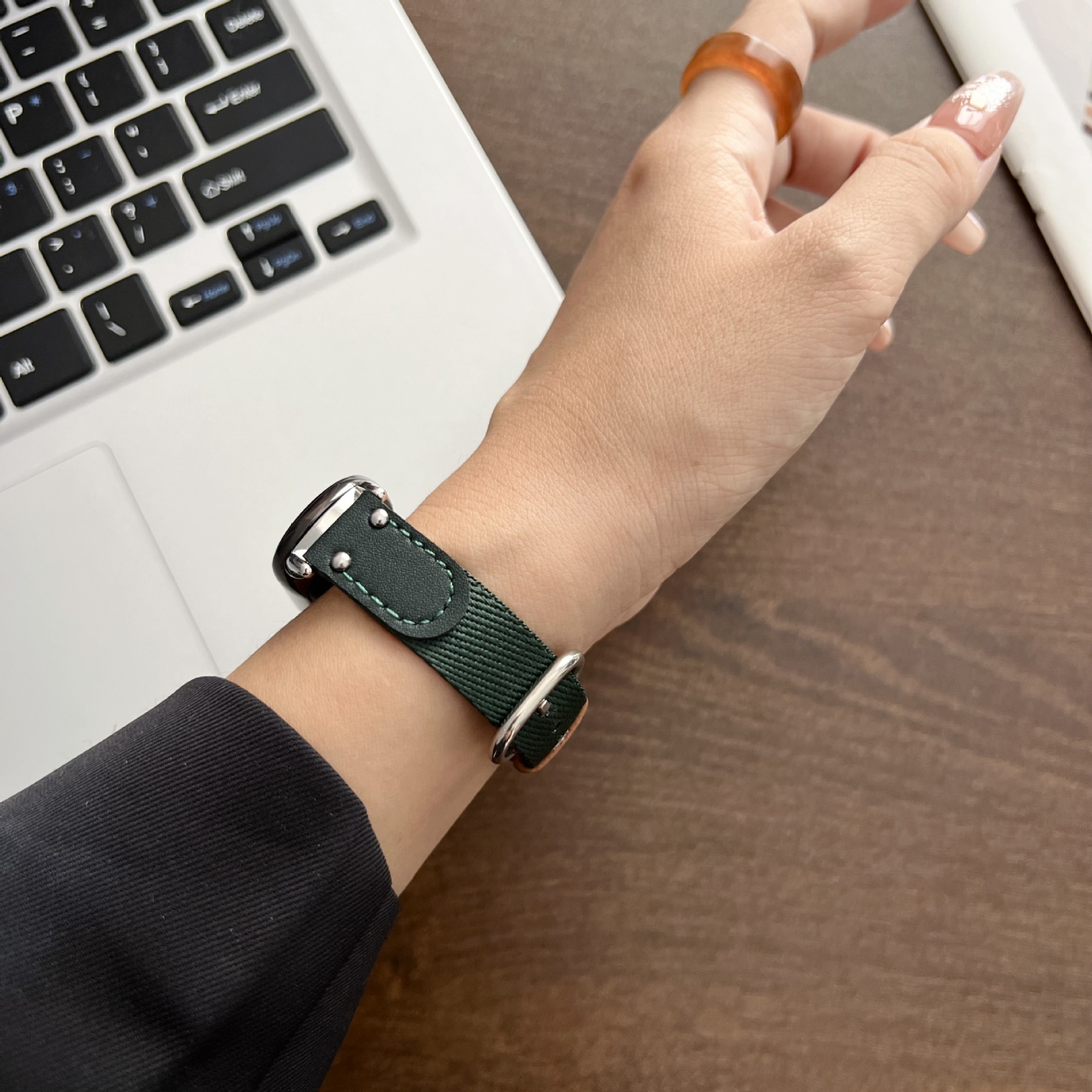 Bracelet, nylon woven changeable jeep
