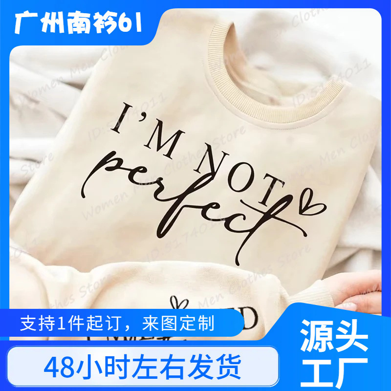 Casual Suitable for Women's Winter with Crew Neck Sweatshirt Letter Print Casual Style Casual Suitable for Women's Winter with Crew Neck Sweatshirt Letter Print Casual Style