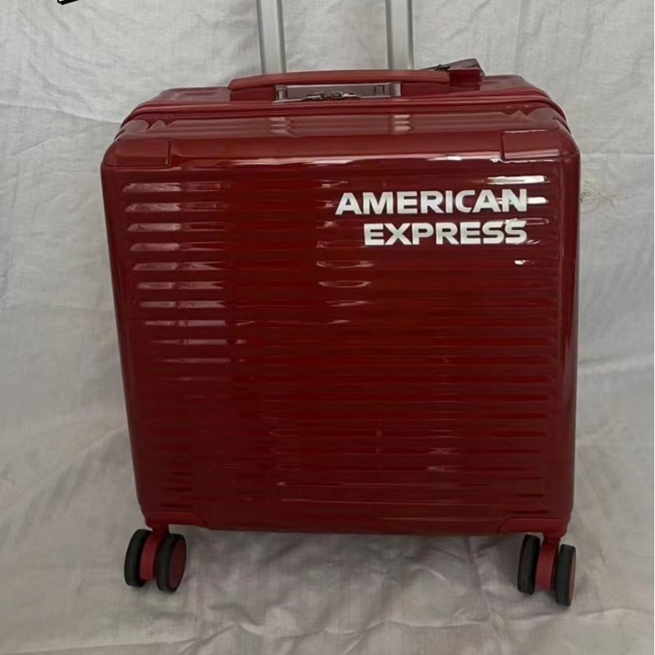 Small luggage 18-inch multifunctional boarding case PVC wear-resistant mini lightweight 18-inch universal wheel boarding case