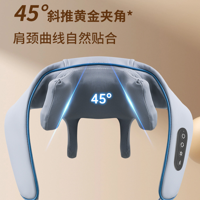 ソース僧帽筋マッサージ肩と首のマッサージ頸椎温湿布家庭用ブラシレスモーターマッサージマッサージショール|undefined