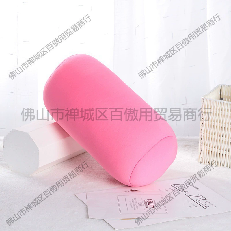 Спотовая пенная частица подушка сплошной цвет цилиндрическая подушка офисная подушка для сна многофункциональная подушка для защиты шеи и талии